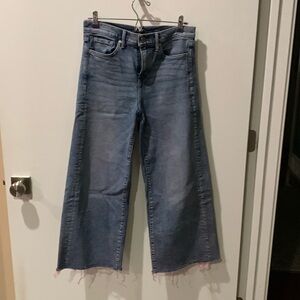 Banana republic, high rise, wide leg crop